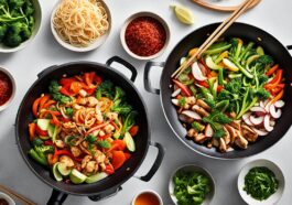 Chinesische Kochtechniken: Einblick in das Wok-Braten, Dampfgaren und mehr.
