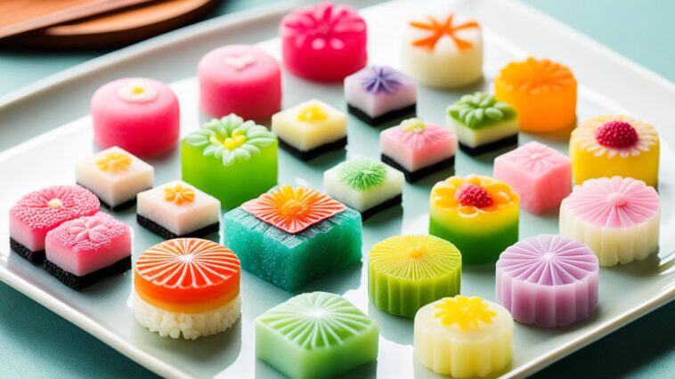 Japanische Süßigkeiten (Wagashi): Traditionelle japanische Süßigkeiten