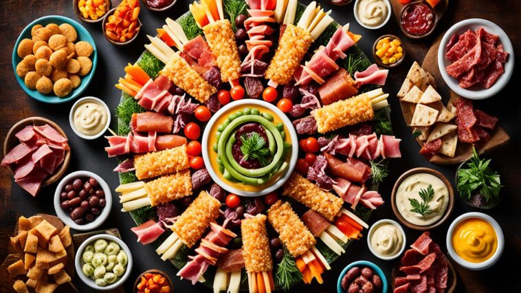 Party-Hits: Fingerfood und Snacks mit Fleisch und Geflügel für gesellige Anlässe