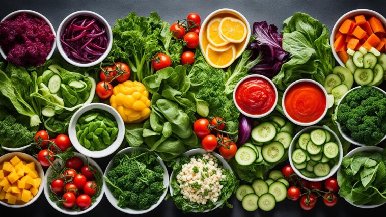 Vegetarische Salatvariationen: Bunte und nährstoffreiche Salate ohne Fleisch
